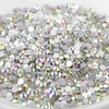 image:imagebeadsland 1440pcs Flat Back Crystal Rhinestones Round Gems for Nail Art and Craft Glue Fix CrystalAB SS10 2729mmCrystal AB
