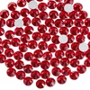 image:imagebeadsland 1440pcs Flat Back Crystal Rhinestones Round Gems for Nail Art and Craft Glue Fix CrystalAB SS10 2729mmDark Siam
