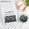 image:imagebeadsland 1440pcs Flat Back Crystal Rhinestones Round Gems for Nail Art and Craft Glue Fix CrystalAB SS10 2729mmEmerald