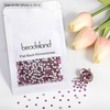 image:imagebeadsland 1440pcs Flat Back Crystal Rhinestones Round Gems for Nail Art and Craft Glue Fix CrystalAB SS10 2729mmFuchsia