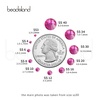 image:imagebeadsland 1440pcs Flat Back Crystal Rhinestones Round Gems for Nail Art and Craft Glue Fix CrystalAB SS10 2729mmFuchsia