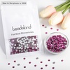 image:imagebeadsland 1440pcs Flat Back Crystal Rhinestones Round Gems for Nail Art and Craft Glue Fix CrystalAB SS10 2729mmFuchsia
