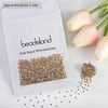 image:imagebeadsland 1440pcs Flat Back Crystal Rhinestones Round Gems for Nail Art and Craft Glue Fix CrystalAB SS10 2729mmGolden Shadow