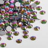 image:imagebeadsland 1440pcs Flat Back Crystal Rhinestones Round Gems for Nail Art and Craft Glue Fix CrystalAB SS10 2729mmGreen Volcano