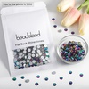 image:imagebeadsland 1440pcs Flat Back Crystal Rhinestones Round Gems for Nail Art and Craft Glue Fix CrystalAB SS10 2729mmGreen Volcano
