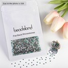 image:imagebeadsland 1440pcs Flat Back Crystal Rhinestones Round Gems for Nail Art and Craft Glue Fix CrystalAB SS10 2729mmGreen Volcano