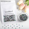 image:imagebeadsland 1440pcs Flat Back Crystal Rhinestones Round Gems for Nail Art and Craft Glue Fix CrystalAB SS10 2729mmGreen Volcano