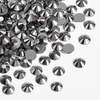 image:imagebeadsland 1440pcs Flat Back Crystal Rhinestones Round Gems for Nail Art and Craft Glue Fix CrystalAB SS10 2729mmHematite