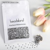 image:imagebeadsland 1440pcs Flat Back Crystal Rhinestones Round Gems for Nail Art and Craft Glue Fix CrystalAB SS10 2729mmHematite