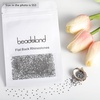 image:imagebeadsland 1440pcs Flat Back Crystal Rhinestones Round Gems for Nail Art and Craft Glue Fix CrystalAB SS10 2729mmHematite