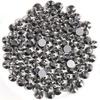 image:imagebeadsland 1440pcs Flat Back Crystal Rhinestones Round Gems for Nail Art and Craft Glue Fix CrystalAB SS10 2729mmHematite