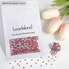 image:imagebeadsland 1440pcs Flat Back Crystal Rhinestones Round Gems for Nail Art and Craft Glue Fix CrystalAB SS10 2729mmHyacinth Ab