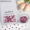 image:imagebeadsland 1440pcs Flat Back Crystal Rhinestones Round Gems for Nail Art and Craft Glue Fix CrystalAB SS10 2729mmHyacinth Ab