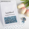 image:imagebeadsland 1440pcs Flat Back Crystal Rhinestones Round Gems for Nail Art and Craft Glue Fix CrystalAB SS10 2729mmIndicolite