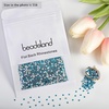 image:imagebeadsland 1440pcs Flat Back Crystal Rhinestones Round Gems for Nail Art and Craft Glue Fix CrystalAB SS10 2729mmIndicolite