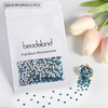 image:imagebeadsland 1440pcs Flat Back Crystal Rhinestones Round Gems for Nail Art and Craft Glue Fix CrystalAB SS10 2729mmIndicolite