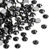 image:imagebeadsland 1440pcs Flat Back Crystal Rhinestones Round Gems for Nail Art and Craft Glue Fix CrystalAB SS10 2729mmJet Hematite