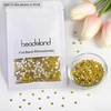 image:imagebeadsland 1440pcs Flat Back Crystal Rhinestones Round Gems for Nail Art and Craft Glue Fix CrystalAB SS10 2729mmLemon Yellow