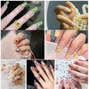 image:imagebeadsland 1440pcs Flat Back Crystal Rhinestones Round Gems for Nail Art and Craft Glue Fix CrystalAB SS10 2729mmLemon Yellow