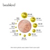 image:imagebeadsland 1440pcs Flat Back Crystal Rhinestones Round Gems for Nail Art and Craft Glue Fix CrystalAB SS10 2729mmLemon Yellow