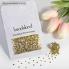 image:imagebeadsland 1440pcs Flat Back Crystal Rhinestones Round Gems for Nail Art and Craft Glue Fix CrystalAB SS10 2729mmLemon Yellow