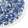 image:imagebeadsland 1440pcs Flat Back Crystal Rhinestones Round Gems for Nail Art and Craft Glue Fix CrystalAB SS10 2729mmLight Blue
