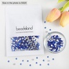 image:imagebeadsland 1440pcs Flat Back Crystal Rhinestones Round Gems for Nail Art and Craft Glue Fix CrystalAB SS10 2729mmLight Blue