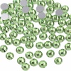 image:imagebeadsland 1440pcs Flat Back Crystal Rhinestones Round Gems for Nail Art and Craft Glue Fix CrystalAB SS10 2729mmLight Green