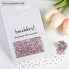 image:imagebeadsland 1440pcs Flat Back Crystal Rhinestones Round Gems for Nail Art and Craft Glue Fix CrystalAB SS10 2729mmLight Pink