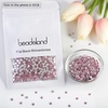 image:imagebeadsland 1440pcs Flat Back Crystal Rhinestones Round Gems for Nail Art and Craft Glue Fix CrystalAB SS10 2729mmLight Pink
