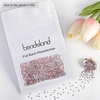 image:imagebeadsland 1440pcs Flat Back Crystal Rhinestones Round Gems for Nail Art and Craft Glue Fix CrystalAB SS10 2729mmLight Pink