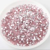 image:imagebeadsland 1440pcs Flat Back Crystal Rhinestones Round Gems for Nail Art and Craft Glue Fix CrystalAB SS10 2729mmLight Pink