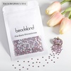 image:imagebeadsland 1440pcs Flat Back Crystal Rhinestones Round Gems for Nail Art and Craft Glue Fix CrystalAB SS10 2729mmLight Pink Ab