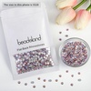 image:imagebeadsland 1440pcs Flat Back Crystal Rhinestones Round Gems for Nail Art and Craft Glue Fix CrystalAB SS10 2729mmLight Pink Ab
