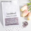 image:imagebeadsland 1440pcs Flat Back Crystal Rhinestones Round Gems for Nail Art and Craft Glue Fix CrystalAB SS10 2729mmLight Pink Ab
