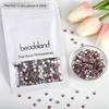 image:imagebeadsland 1440pcs Flat Back Crystal Rhinestones Round Gems for Nail Art and Craft Glue Fix CrystalAB SS10 2729mmLight Purple