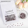 image:imagebeadsland 1440pcs Flat Back Crystal Rhinestones Round Gems for Nail Art and Craft Glue Fix CrystalAB SS10 2729mmLight Purple