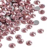 image:imagebeadsland 1440pcs Flat Back Crystal Rhinestones Round Gems for Nail Art and Craft Glue Fix CrystalAB SS10 2729mmLight Purple