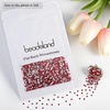 image:imagebeadsland 1440pcs Flat Back Crystal Rhinestones Round Gems for Nail Art and Craft Glue Fix CrystalAB SS10 2729mmLight Siam
