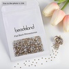 image:imagebeadsland 1440pcs Flat Back Crystal Rhinestones Round Gems for Nail Art and Craft Glue Fix CrystalAB SS10 2729mmLt Colorado Topaz