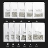 image:imagebeadsland 1440pcs Flat Back Crystal Rhinestones Round Gems for Nail Art and Craft Glue Fix CrystalAB SS10 2729mmLt Colorado Topaz