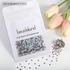 image:imagebeadsland 1440pcs Flat Back Crystal Rhinestones Round Gems for Nail Art and Craft Glue Fix CrystalAB SS10 2729mmLtcolorado Topaz Ab