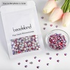 image:imagebeadsland 1440pcs Flat Back Crystal Rhinestones Round Gems for Nail Art and Craft Glue Fix CrystalAB SS10 2729mmLtsiam Ab