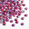 image:imagebeadsland 1440pcs Flat Back Crystal Rhinestones Round Gems for Nail Art and Craft Glue Fix CrystalAB SS10 2729mmLtsiam Ab
