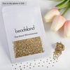 image:imagebeadsland 1440pcs Flat Back Crystal Rhinestones Round Gems for Nail Art and Craft Glue Fix CrystalAB SS10 2729mmMetalSunlight