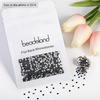 image:imagebeadsland 1440pcs Flat Back Crystal Rhinestones Round Gems for Nail Art and Craft Glue Fix CrystalAB SS10 2729mmMontana