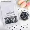 image:imagebeadsland 1440pcs Flat Back Crystal Rhinestones Round Gems for Nail Art and Craft Glue Fix CrystalAB SS10 2729mmMontana