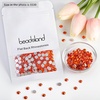 image:imagebeadsland 1440pcs Flat Back Crystal Rhinestones Round Gems for Nail Art and Craft Glue Fix CrystalAB SS10 2729mmOrange