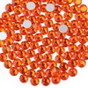 image:imagebeadsland 1440pcs Flat Back Crystal Rhinestones Round Gems for Nail Art and Craft Glue Fix CrystalAB SS10 2729mmOrange