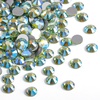 image:imagebeadsland 1440pcs Flat Back Crystal Rhinestones Round Gems for Nail Art and Craft Glue Fix CrystalAB SS10 2729mmPeridot Ab